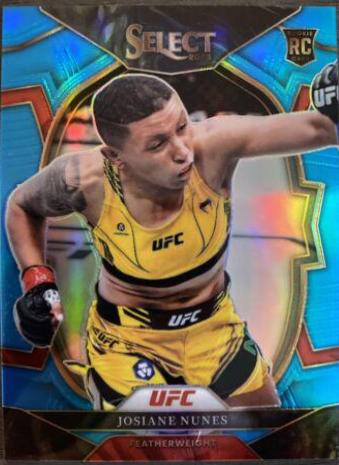 Josiane Nunes 2023 Panini Select UFC Concourse #17 Light Blue