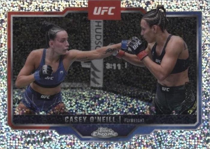 Casey O'Neill 2026 Topps Chrome UFC Base #81 Black Mini Diamonds Refractor