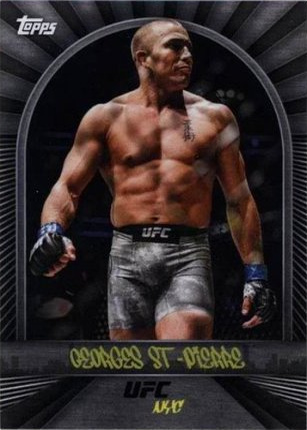 Georges St-Pierre 2024 Topps UFC NYC Base #18 Orange