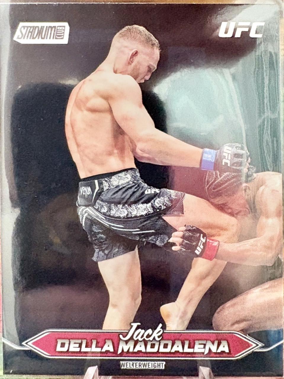 Jack Della Maddalena 2025 Topps Stadium Club UFC Base #57 Black
