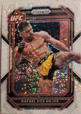 Rafael Dos Anjos 2023 Panini Prizm UFC Base #194 White Sparkle