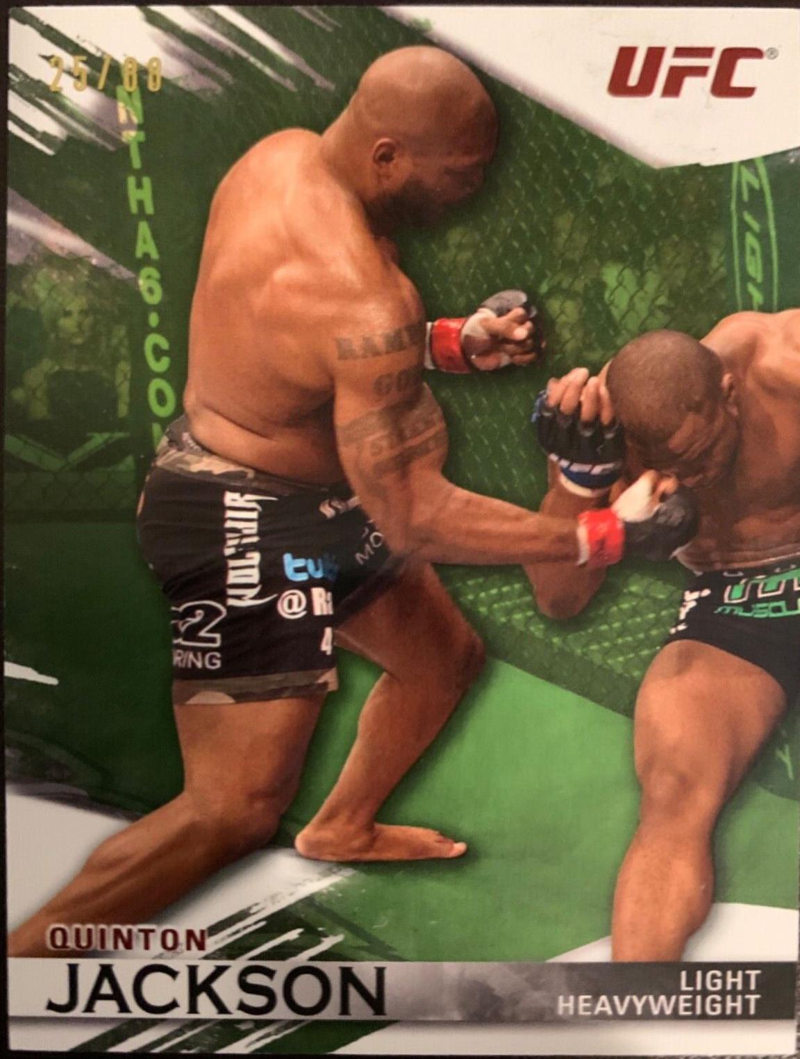 Quinton Jackson 2010 Topps UFC Knockout Base #25 Green
