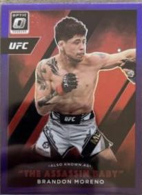 Brandon Moreno 2022 Panini Donruss Optic UFC Also Known As #17 Holo