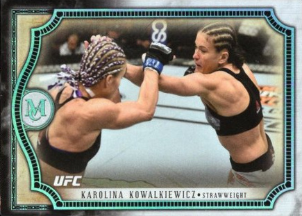 Karolina Kowalkiewicz 2018 Topps UFC Museum Collection Base #33 Ruby