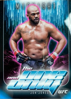 Jon Jones 2024 Topps Midnight UFC The One and Only #TO-27 Daybreak