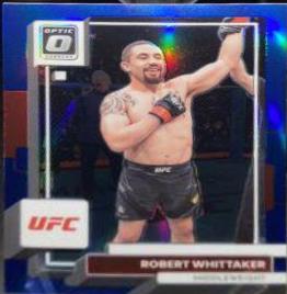 Robert Whittaker 2023 Panini Donruss Optic UFC Base #93 Blue