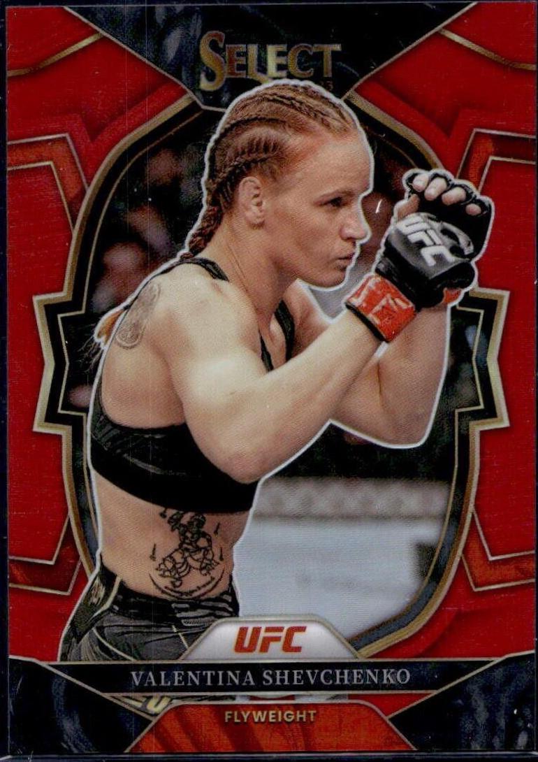 Valentina Shevchenko 2023 Panini Select UFC Concourse #5 Red