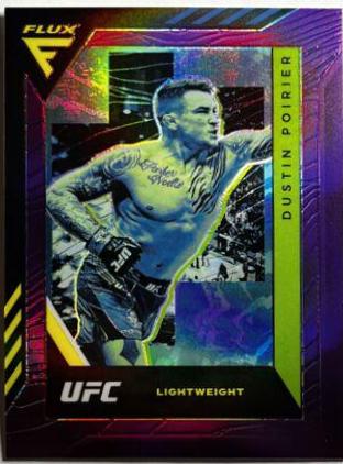 Dustin Poirier 2022 Panini Chronicles UFC Base Contenders Optic Season Ticket #353 Purple