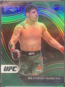 Brandon Moreno 2021 Panini Select UFC Octagonside #296 Green
