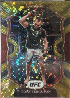 Tony Ferguson 2021 Panini Select UFC Concourse #91 Gold Disco