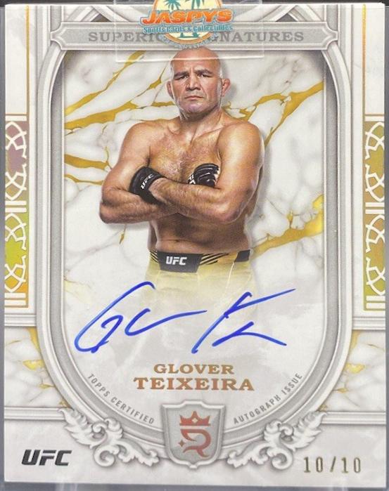 Glover Teixeira 2024 Topps Royalty UFC Superior Signatures #SS-GTA Gold