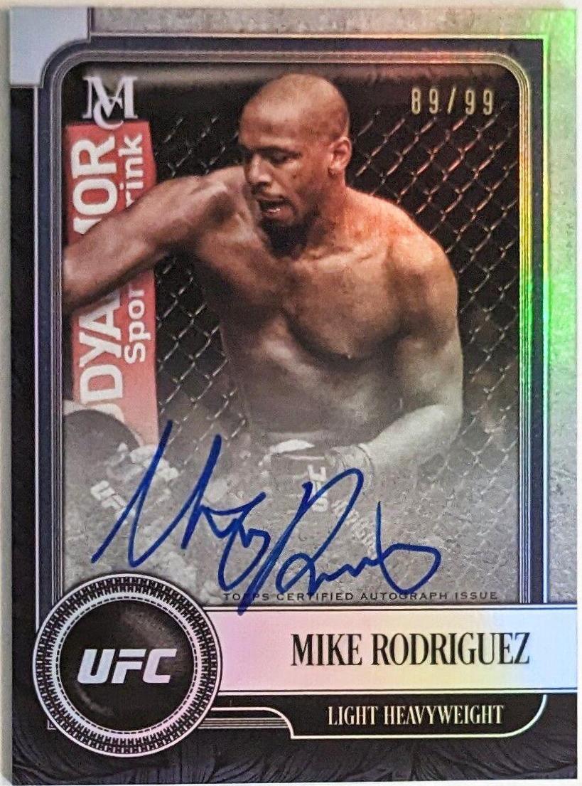 Mike Rodriguez 2019 Topps UFC Museum Collection Museum Autographs #MA-MR