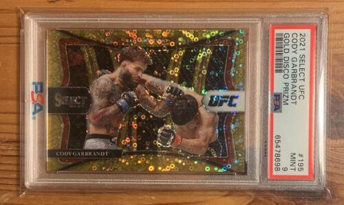 Cody Garbrandt 2021 Panini Select UFC Octagonside #244 Gold Disco