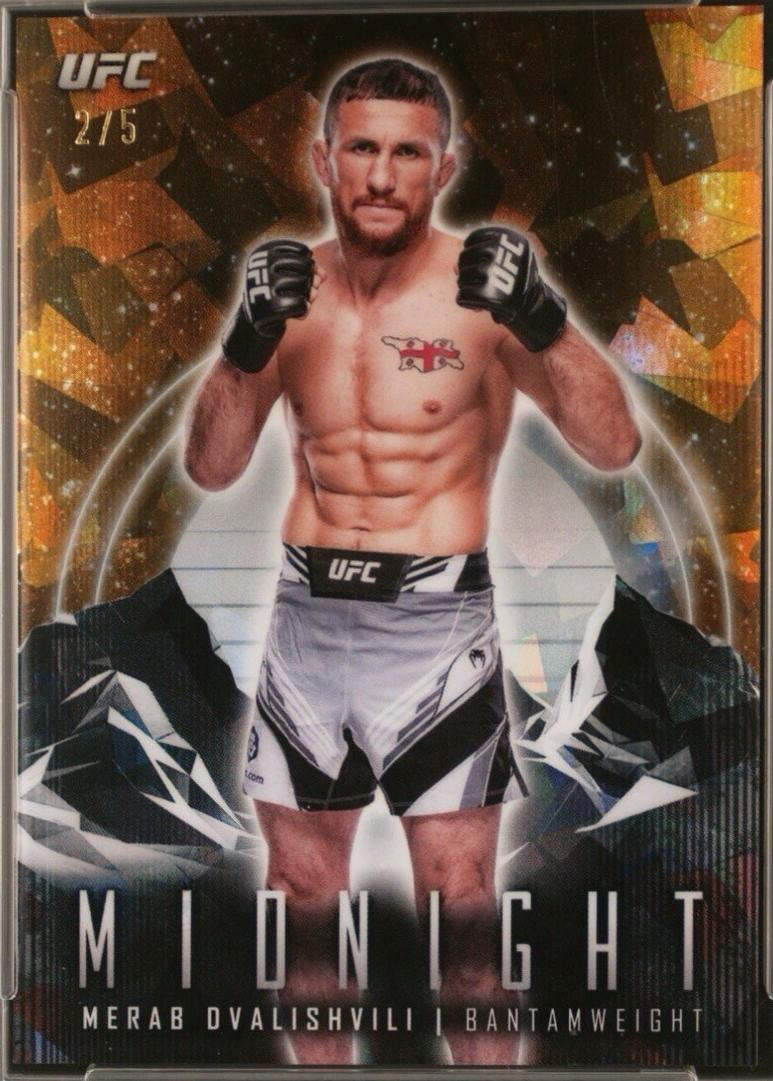 Merab Dvalishvili 2024 Topps Midnight UFC Base #48 Daybreak