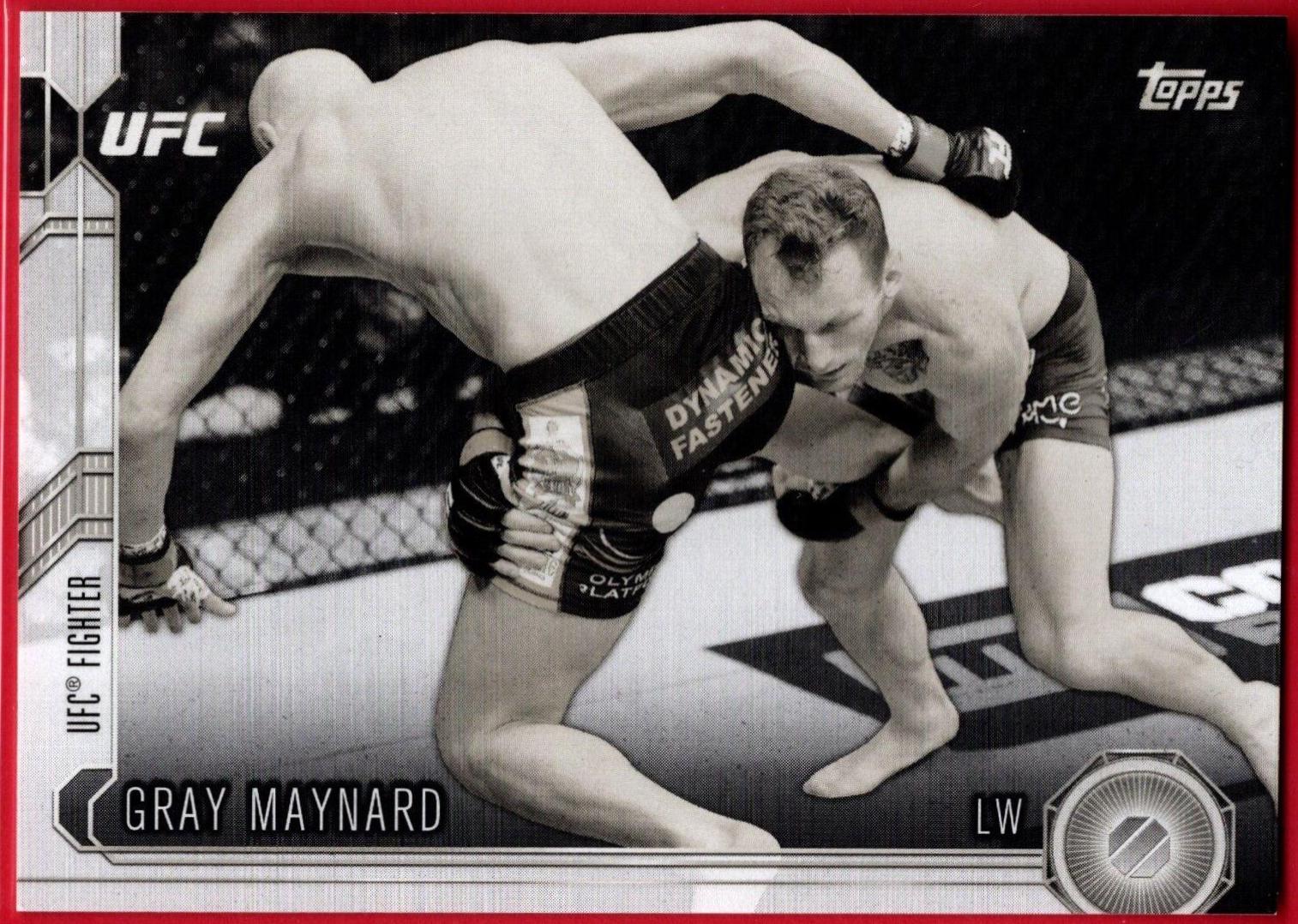 Gray Maynard 2015 Topps UFC Chronicles Base #51 Black and White