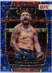 Chris Daukaus 2022 Panini Select UFC Concourse #79 Blue Disco