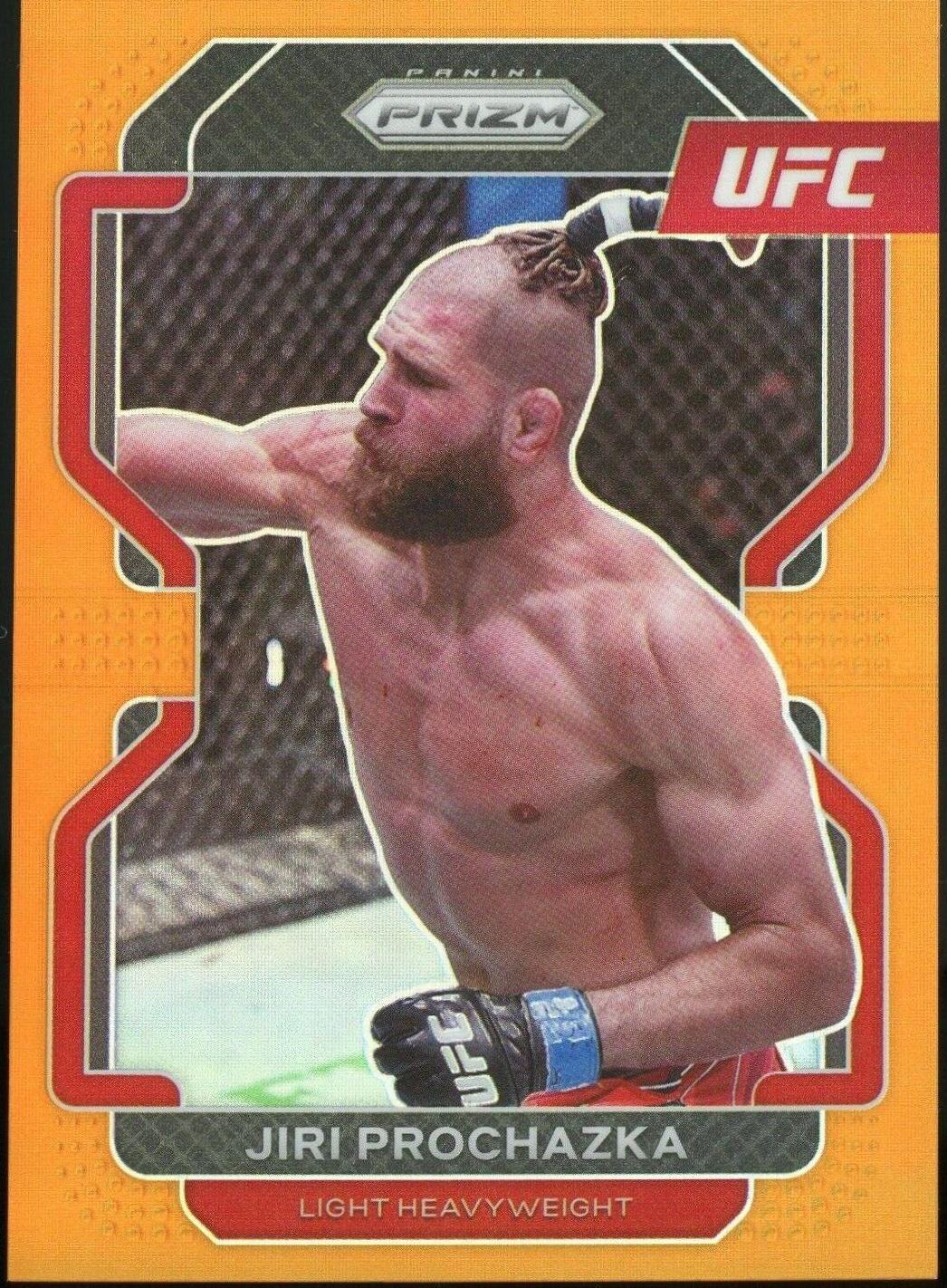 Jiri Prochazka 2022 Panini Prizm UFC Base #185 Orange