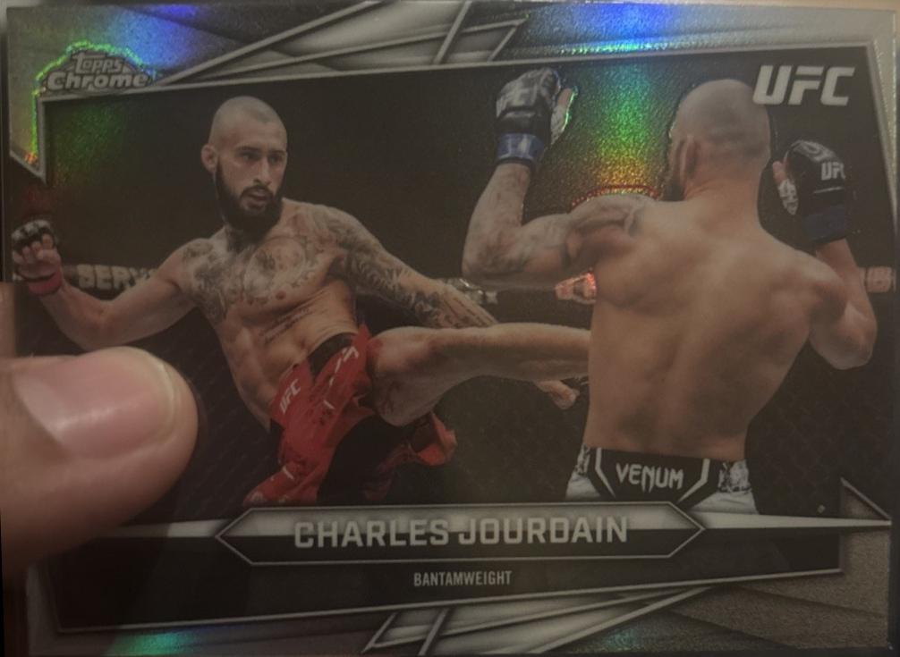 Charles Jourdain 2026 Topps Chrome UFC Base #169 Refractor