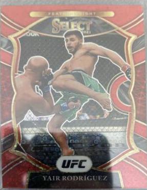 Yair Rodríguez 2021 Panini Select UFC Concourse #63 Red Disco