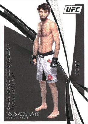Zabit Magomedsharipov 2021 Panini Immaculate UFC Base #70 Platinum