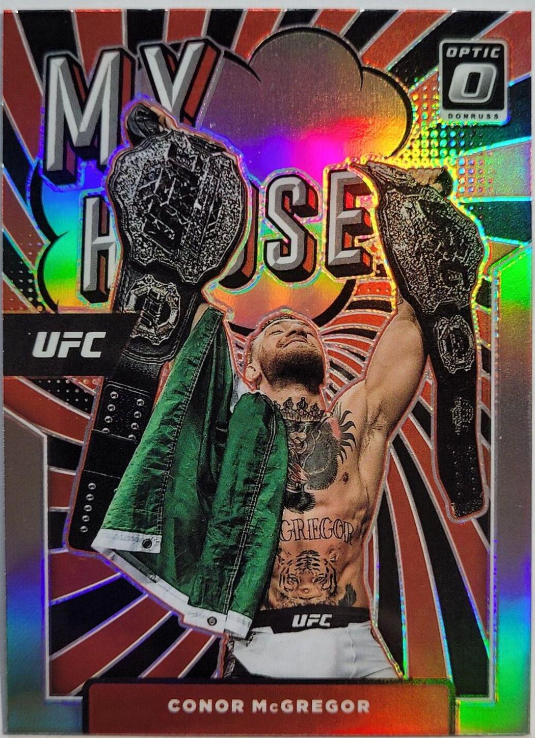 Conor McGregor 2022 Panini Donruss Optic UFC My House #2 Holo