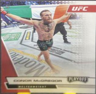 Conor McGregor 2021 Panini Chronicles UFC Base Playoff #61 Purple