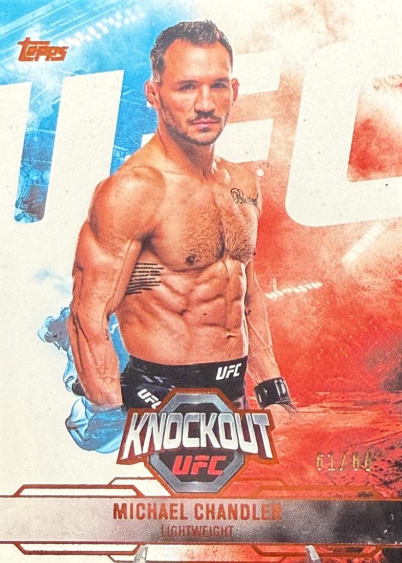 Michael Chandler 2025 Topps Knockout UFC Base #59 Orange