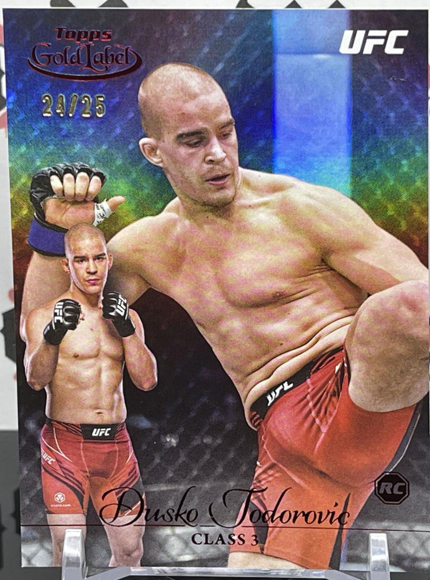 Dusko Todorovic 2024 Topps Gold Label UFC Base Class III #48 Red