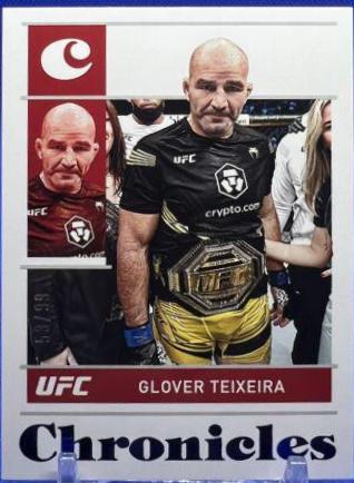 Glover Teixeira 2022 Panini Chronicles UFC Base Chronicles #53 Blue