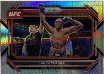 Jalin Turner 2023 Panini Prizm UFC Base #14 Hyper