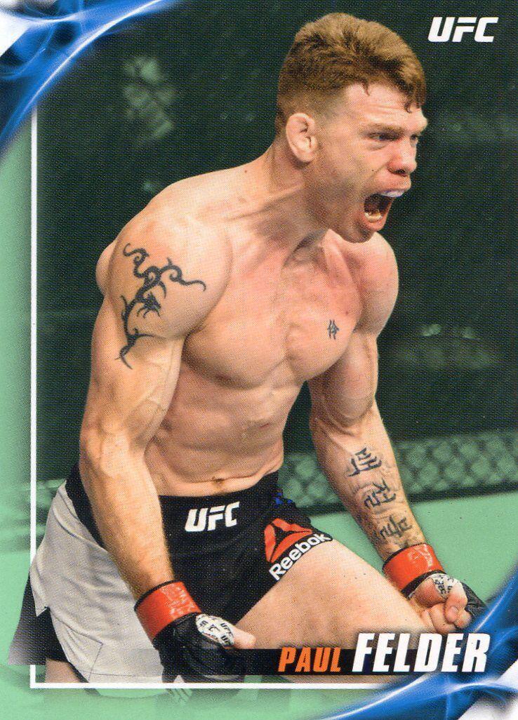 Paul Felder 2019 Topps UFC Knockout Base #71 Green