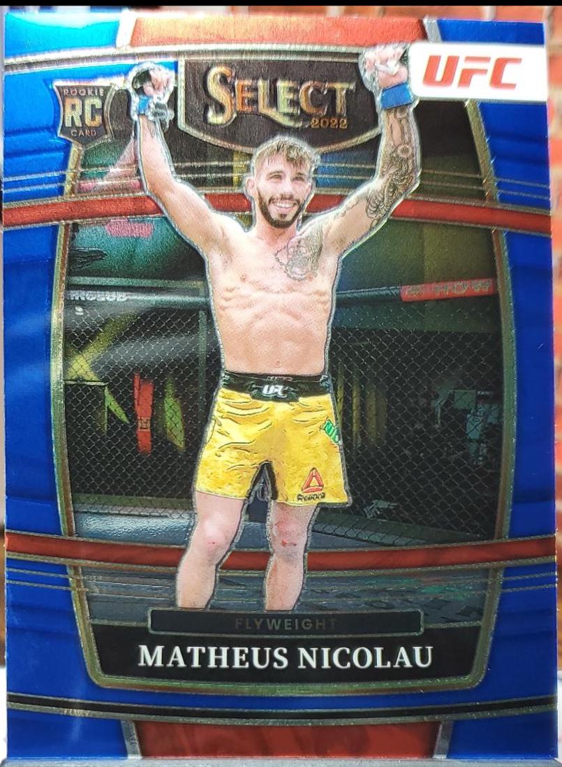 Matheus Nicolau 2022 Panini Select UFC Concourse #83 Blue
