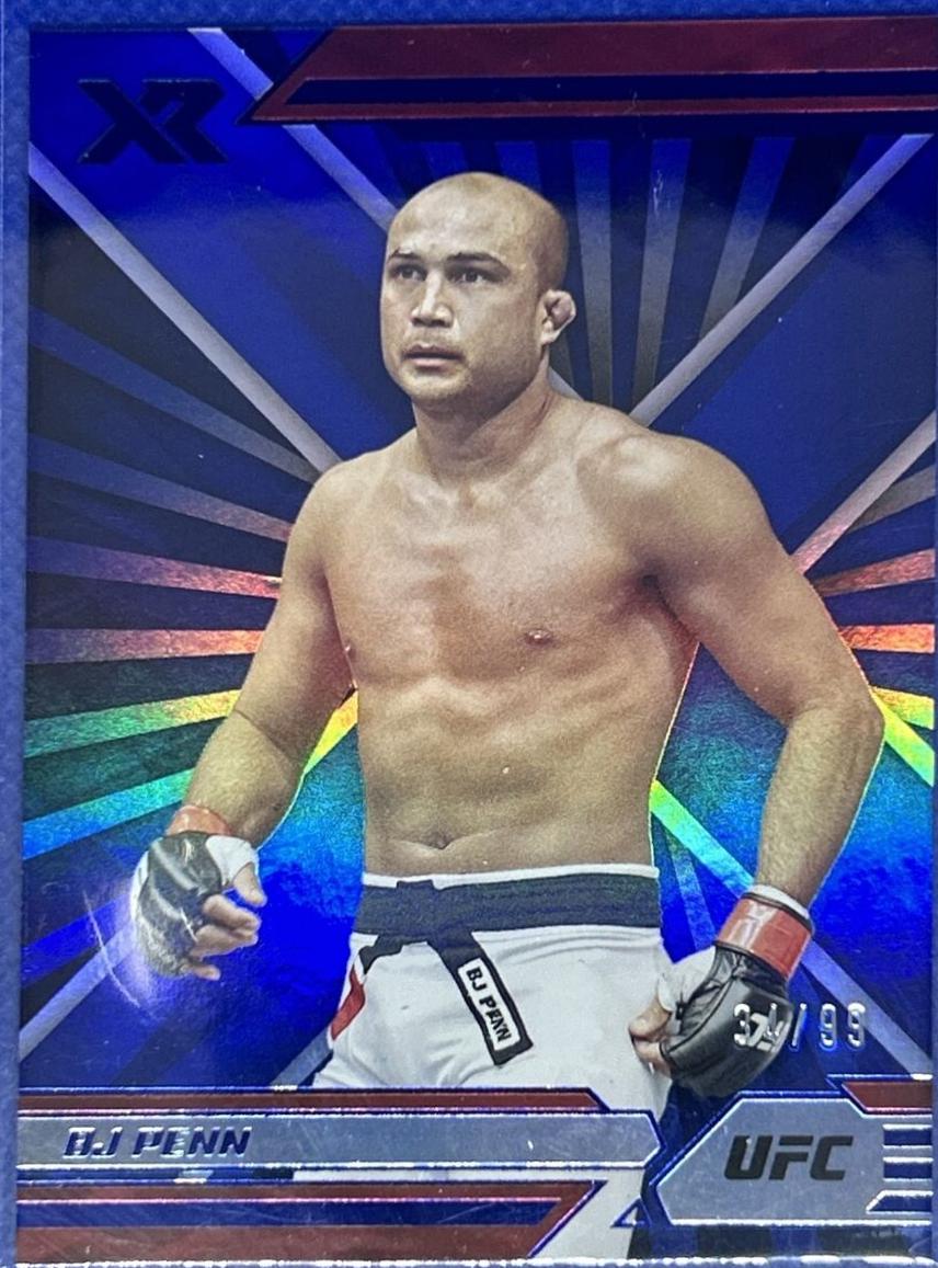 BJ Penn 2022 Panini Chronicles UFC Base XR #297 Blue