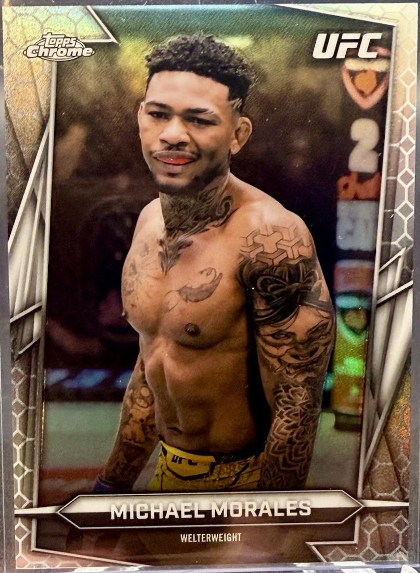 Michael Morales 2026 Topps Chrome UFC Base #67 Octafractor