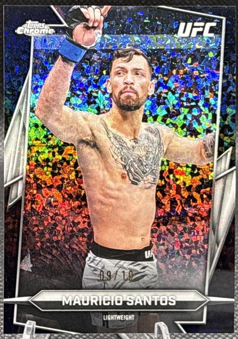 Mauricio Ruffy 2026 Topps Chrome UFC Base #178 Black Mini Diamonds Refractor