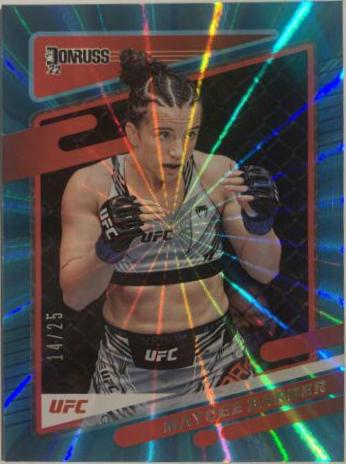 Maycee Barber 2022 Panini Donruss UFC Base #133 Teal
