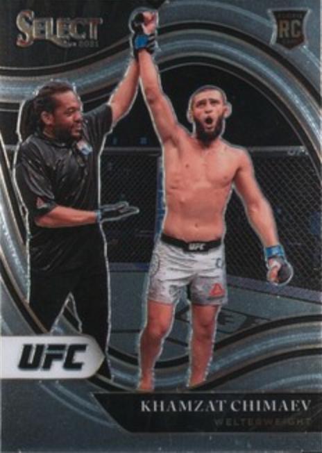 Khamzat Chimaev 2021 Panini Select UFC Octagonside #218