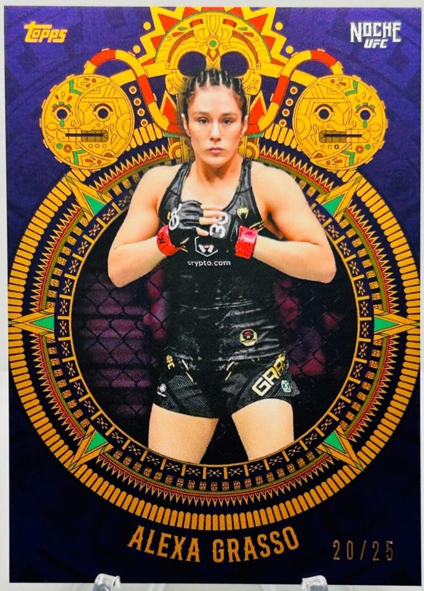 Alexa Grasso 2024 Topps Noche UFC Base #3 Purple