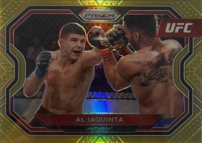 Al Iaquinta 2021 Panini Prizm UFC Base #102 Gold