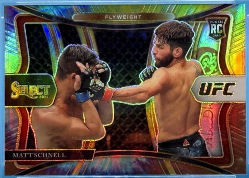 Matt Schnell 2021 Panini Select UFC Premier Level #148 Tie Dye