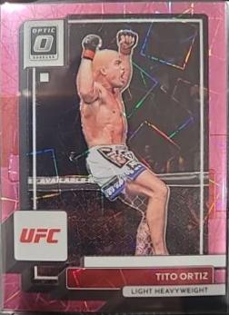 Tito Ortiz 2023 Panini Donruss Optic UFC Base #80 Pink Velocity