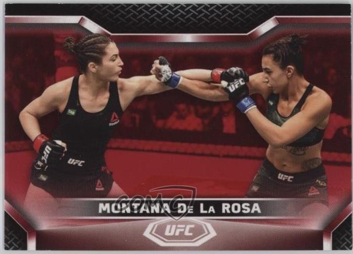 Montana De La Rosa 2020 Topps UFC Knockout Base #98 Red