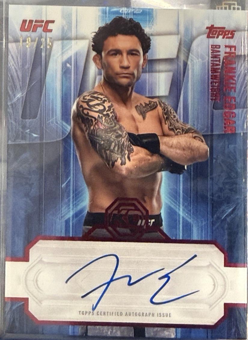 Frankie Edgar 2026 Topps Knockout UFC Knockout Autographs #KOA-FER Red