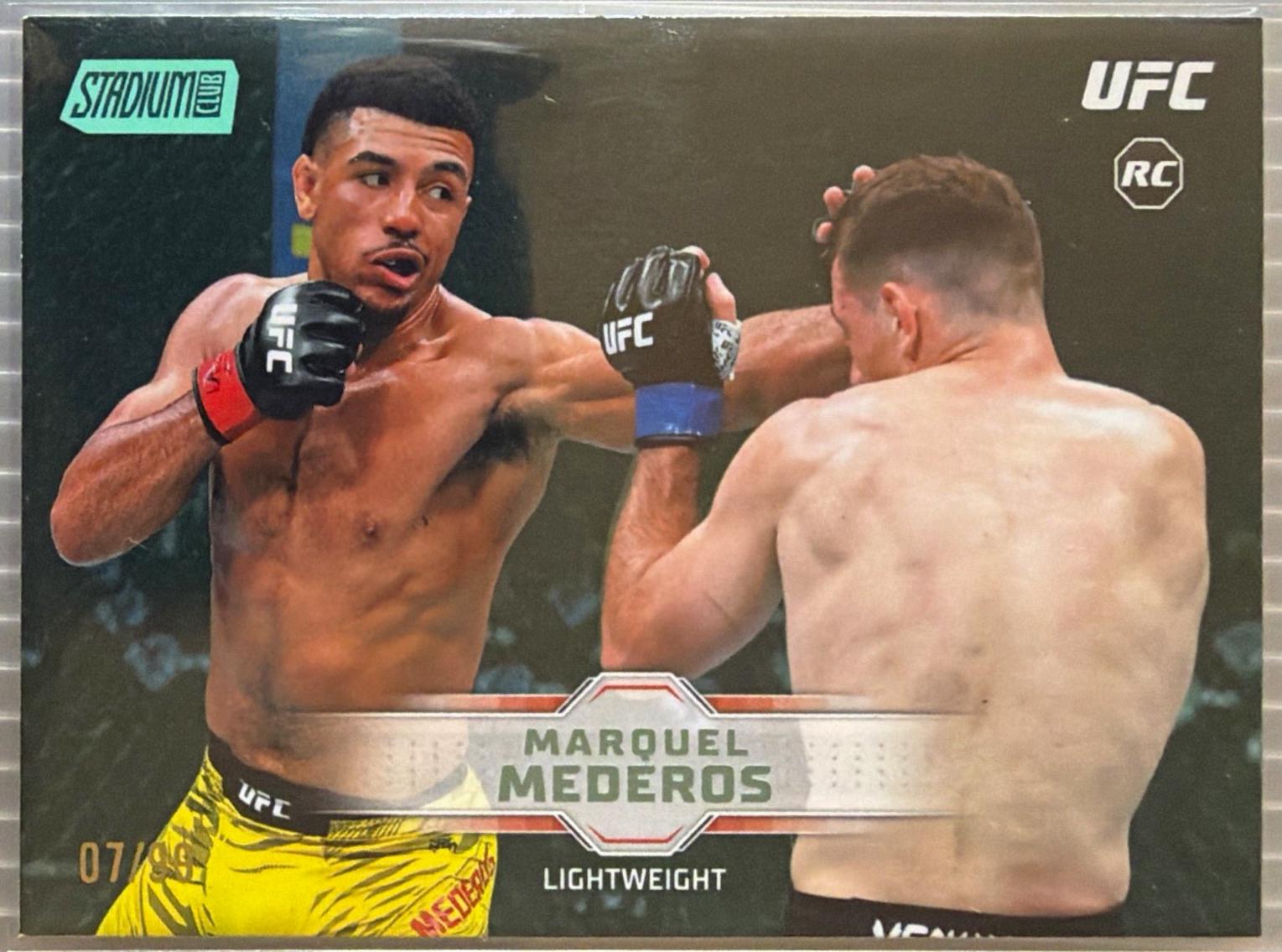 Marquel Mederos 2026 Topps Stadium Club UFC Base #181 Turquoise