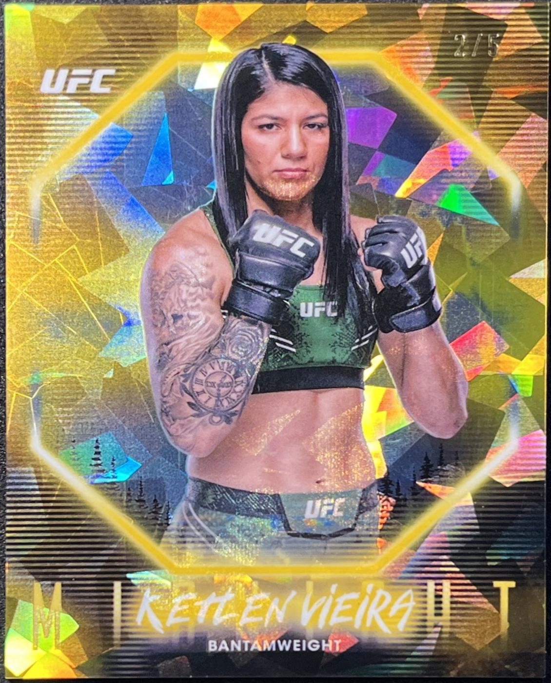 Ketlen Vieira 2025 Topps Midnight UFC Base #29 Daybreak