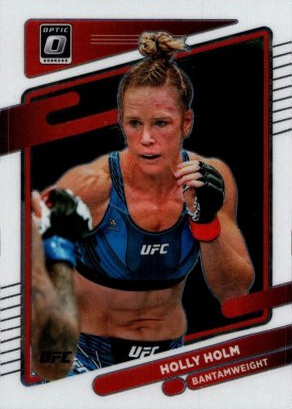 Holly Holm 2022 Panini Donruss Optic UFC Base #25 Green