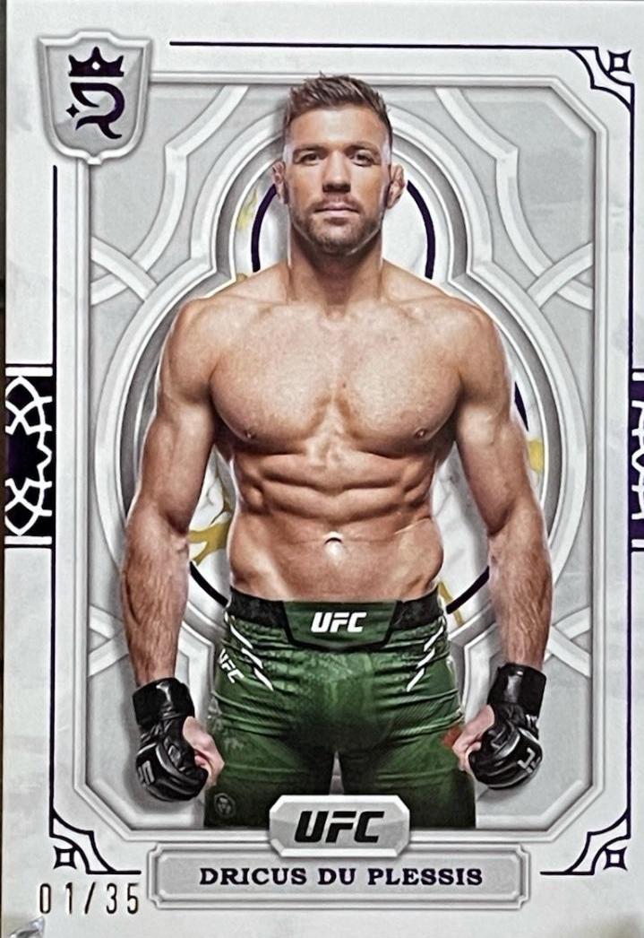 Dricus Du Plessis 2024 Topps Royalty UFC Base #93 Purple