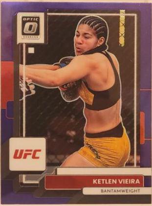 Ketlen Vieira 2023 Panini Donruss Optic UFC Base #42 Purple