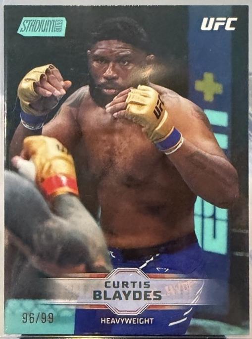 Curtis Blaydes 2026 Topps Stadium Club UFC Base #98 Turquoise