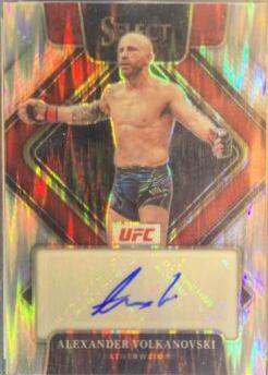 Alexander Volkanovski 2022 Panini Select UFC Signatures #41 Flash